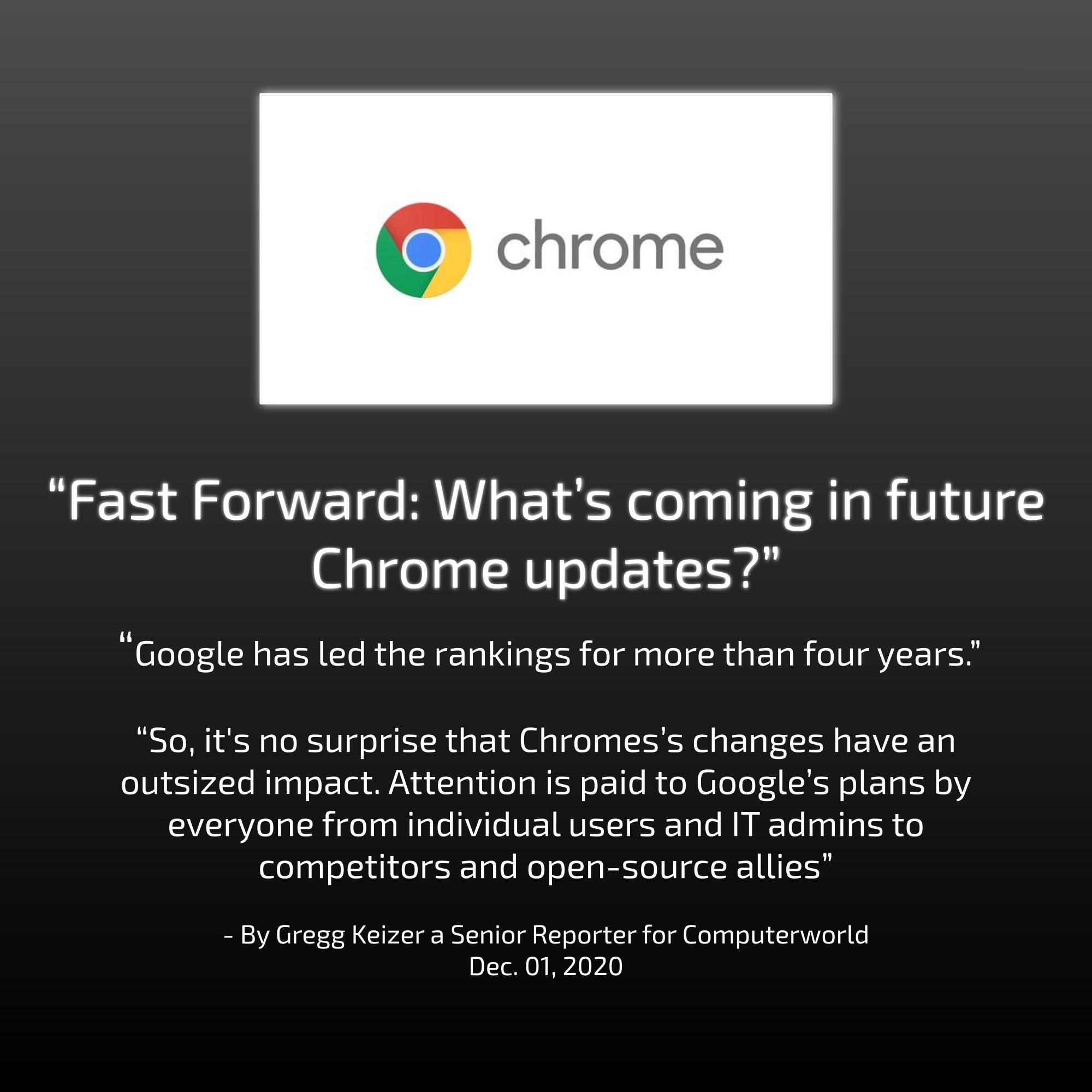 Future Chrome Updates